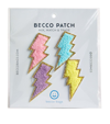 BECCO BAGS BECCO BAGS LIGHTNING BOLTS 4-PIECE PATCH SET
