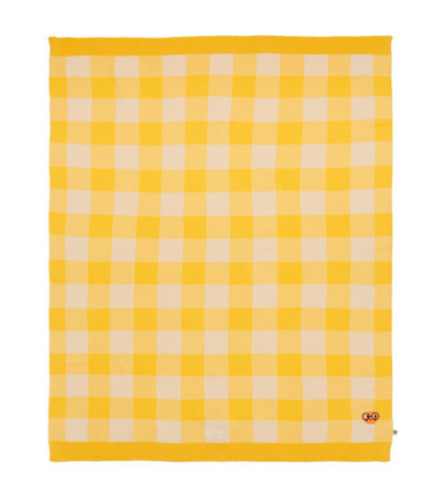 The Bonnie Mob Organic Cotton Blanket In Yellow