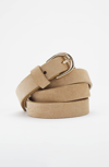 Jjill J.jill Thin Suede Belt In Brown Sugar