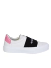 GIVENCHY CITY ELASTIC SNEAKERS WITH SIGNATURE 4G LEATHER PATTERN