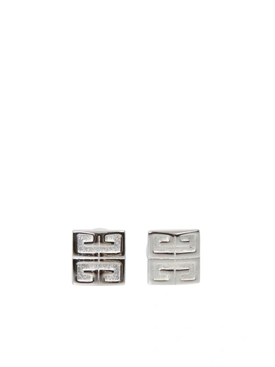Givenchy Interlocking-g Earrings In Silver