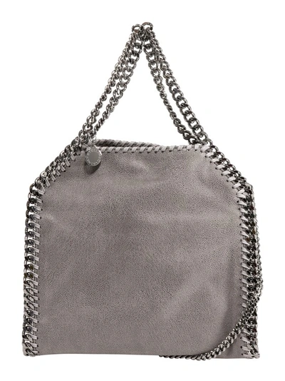 Stella Mccartney Faux Leather Shoulder Bag In Grey