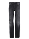 GIVENCHY BLACK MID RISE JEANS