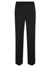 JIL SANDER BLACK WIDE-LEG TROUSERS