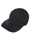 JIL SANDER BLACK BASEBALL CAP
