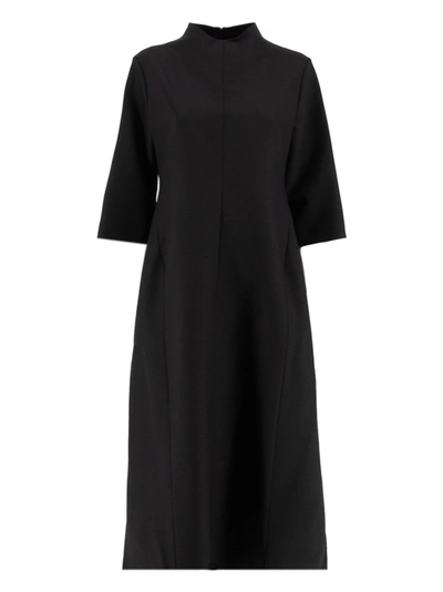 Fabiana Filippi A-line Midi Dress In Black