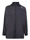 Givenchy Black Nylon Track Jacket In Black