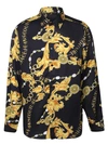VERSACE JEANS COUTURE CHAIN PRINT BLACK/ GOLD SHIRT