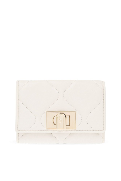 Furla 1927 Quilted Tri In White