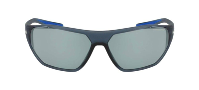 Nike Aero Drift Rectangular Frame Sunglasses In Grey