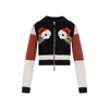 Etro Hooded Wool Zip-up Cardigan In Multicolour