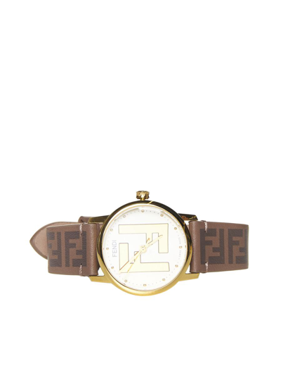 Fendi Watches Capsule Bijoux In Bianco+oro Moro