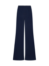 Gianluca Capannolo Satin Wide Leg Trousers In Blue