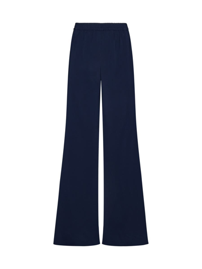 Gianluca Capannolo Satin Wide Leg Trousers In Black