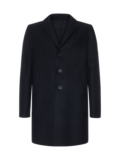 Harris Wharf London Coats In Black