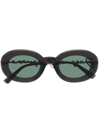 Jacquemus Les Lunettes Pralu Sunglasses In Multi Black