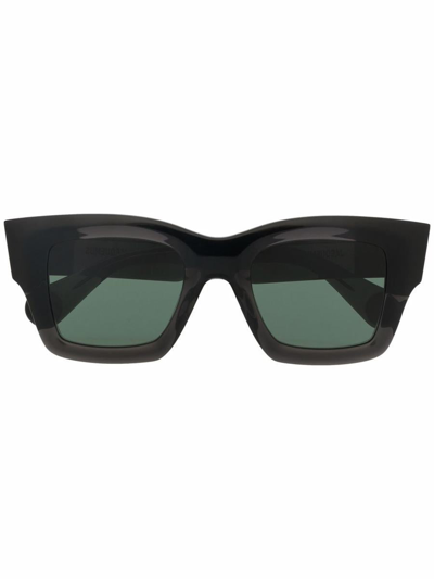 Jacquemus Les Lunettes Baci Sunglasses In Black