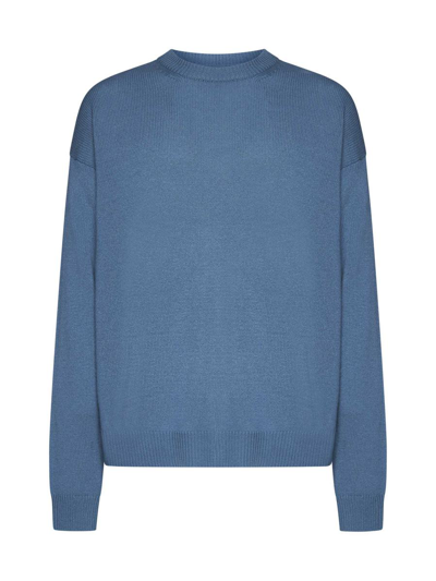 Jil Sander Sweater In Ocean Blue