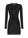 Louisa Ballou Black Helios Minidress In Black