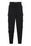 MAX MARA MAX MARA TSKIRT - WOOL GABARDINE CARGO TROUSERS