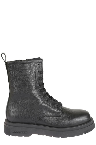 Woolrich City Round-toe Boots In Black