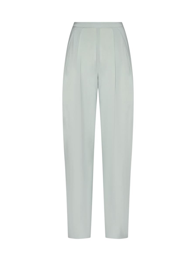 Norma Kamali Trousers In Dried Sage