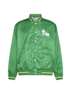 Palm Angels Graphic-print Bomber Jacket In Green White