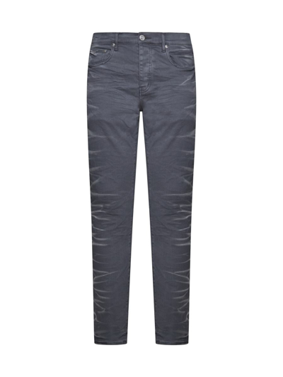 Purple Brand Jeans In Charcoal Faded Side Seam