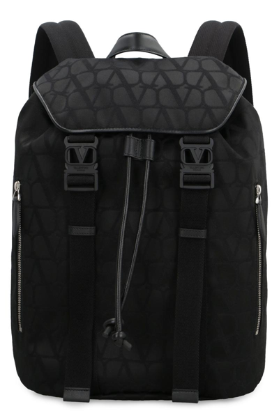 Valentino Garavani Valentino  - Nylon Backpack In Black