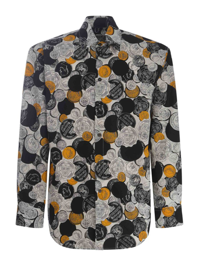 Msgm Graphic Printed Buttoned Shirt In Multi