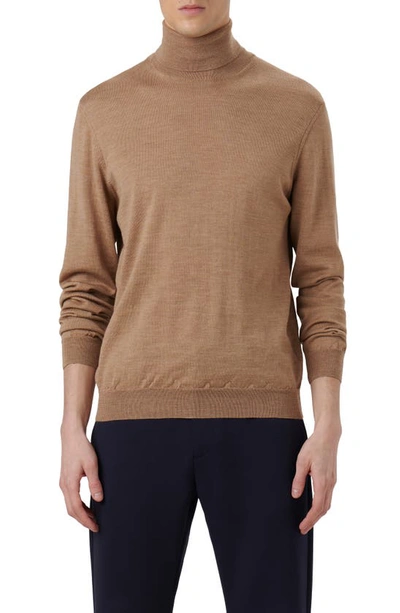 Bugatchi Men's Turtleneck Long-sleeve Sweater In Camel