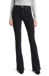 Veronica Beard Beverly Skinny Flare Jean In Washed Onyx