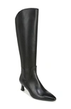 Naturalizer Deesha Boots Women's Black Leather Pointed Toe Knee High Gal125 In Multi