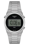 Tissot Prx 39mm Black Digital Dial Steel Men's Watch T137.463.11.050.00 In Grey