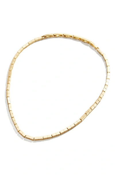 Baublebar Josephine Square Link Necklace In Gold