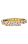 Nadri Multi Row Coil Bracelet In Gold