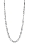 Nadri Shine On Cubic Zirconia Collar Necklace In Rhodium