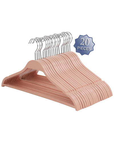 Elama Home 20pc Biodegradable Coat Hangers