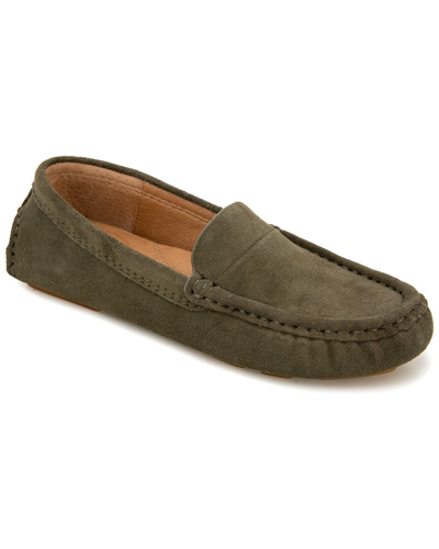 Gentle Souls Women's Mina Driving Loafer Flats In Olive