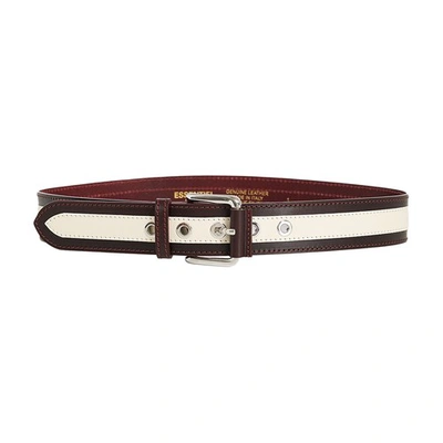 Essentiel Antwerp Earnest Belt In Burgund_gebrochenes_wei_