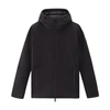 Woolrich Pacific Jacket In Black Softshell