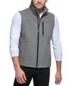 Calvin Klein Men's Infinite Stretch Soft Shell Vest In Light Grey Heather