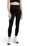 Ripe Maternity Tempo Stretch Nylon Crop Maternity Leggings In Black