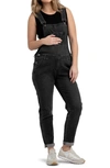 Ripe Maternity Denim Overalls In Black