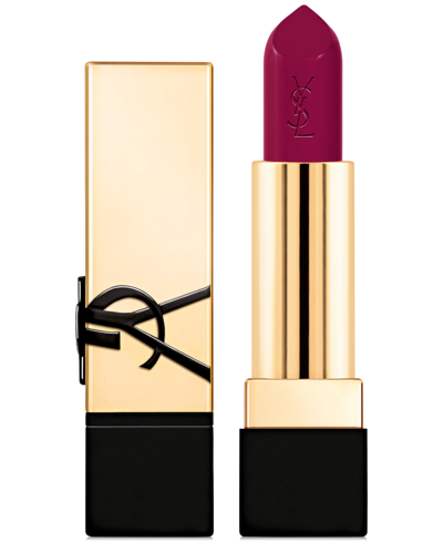 Saint Laurent Rouge Pur Couture Satin Lipstick In P Liberated Plum - Berry Plum