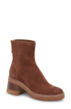 Dolce Vita Women's Martey H2o Block-heel Lug Sole Booties In Brown