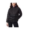 Bernardo Diamond Quilted Puffer Jacket In Black