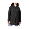 Bernardo Hooded Quilted Liner Jacket In Black