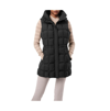 Bernardo Women's Plus-size Box Quilt Anorak Vest In Black