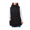Bernardo Women's Plus-size Box Quilt Anorak Vest In Black